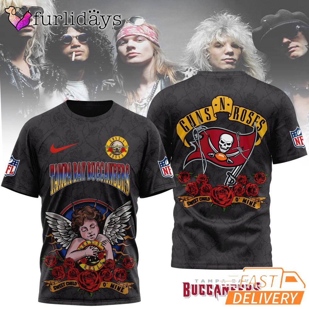 Tampa Bay Buccaneers Guns N Roses Sweet Child O Mine NFL Fan T Shirt Tampa Bay Buccaneers Guns N Roses Sweet Child O Mine NFL Fan T Shirt