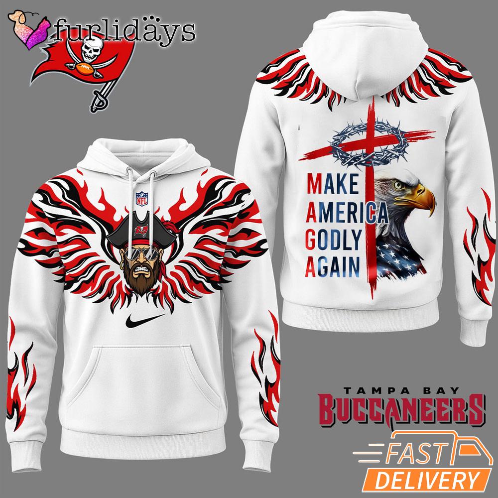Tampa Bay Buccaneers Make America Godly Again 3D Hoodie Tampa Bay Buccaneers Make America Godly Again 3D Hoodie