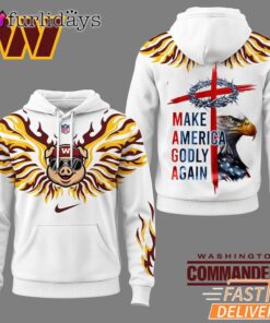 Washington Commanders Make America Godly Again 3D Hoodie