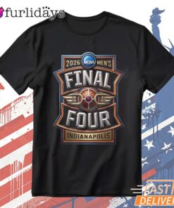 2026 NCAA Men's Basketball Tournament March Madness Final Four Logo T-Shirt