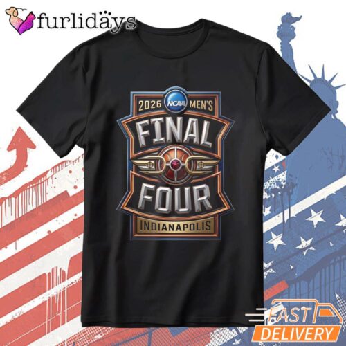 2026 NCAA Men's Basketball Tournament March Madness Final Four Logo T-Shirt