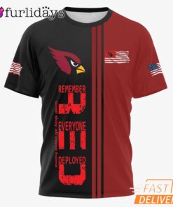 Arizona Cardinals Remember Everyone Deployed Limited T-Shirt