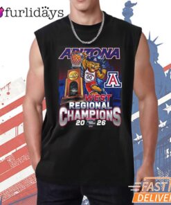 Arizona Wildcats 2026 Regional Champions NCAA Basketball T-Shirt
