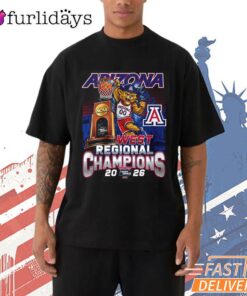 Arizona Wildcats 2026 Regional Champions NCAA Basketball T-Shirt