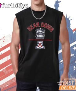 Arizona Wildcats Bear Down Final Four 2026 T-Shirt