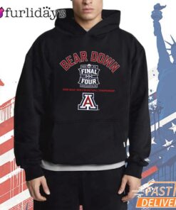 Arizona Wildcats Bear Down Final Four 2026 T-Shirt