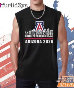 Arizona Wildcats Skyline 2026 Basketball Fan T-Shirt