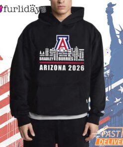 Arizona Wildcats Skyline 2026 Basketball Fan T-Shirt