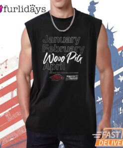 Arkansas Wooo Pig 2026 March Madness Men's Basketball Championship T-Shirt