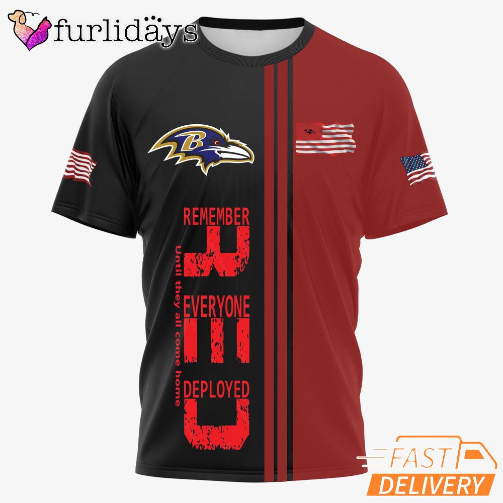 Baltimore Ravens Remember Everyone Deployed Limited T-Shirt Baltimore Ravens Remember Everyone Deployed Limited T-Shirt