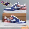 Baltimore Ravens USA Flag Custom Air Force 1 Sneakers 250 Years Shoes