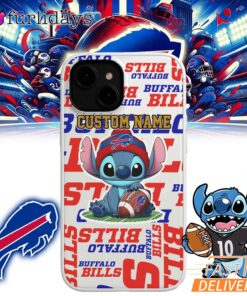 Buffalo Bills Stitch Custom Name Phone Case
