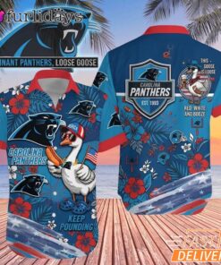 Carolina Panthers Funny Goose Hawaiian Shirt