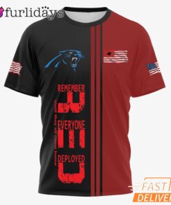 Carolina Panthers Remember Everyone Deployed Limited T-Shirt