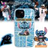 Carolina Panthers Stitch Custom Name Phone Case