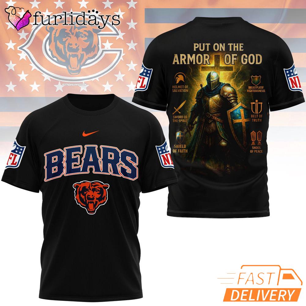 Chicago Bears Put On The Armor Of God Christian Knight T-Shirt Chicago Bears Put On The Armor Of God Christian Knight T-Shirt