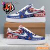 Chicago Bears USA Flag Custom Air Force 1 Sneakers 250 Years Shoes