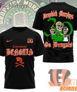 Cincinnati Bengals Dropkick Murphys 30th Anniversary Punk Rock T-Shirt