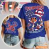 Cincinnati Bengals Mickey Mouse America 250th Anniversary Patriotic T-Shirt