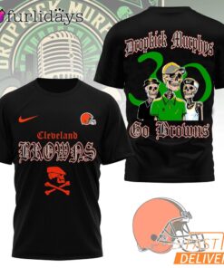 Cleveland Browns Dropkick Murphys 30th Anniversary Punk Rock T-Shirt