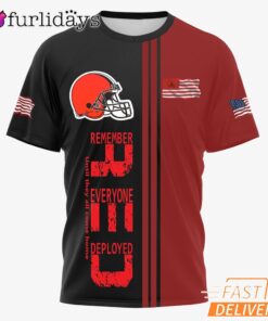 Cleveland Browns Remember Everyone Deployed Limited T-Shirt