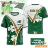 Custom Carolina Panthers Kiss Me I'm Irish Lucky Green Shirt