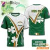 Custom Los Angeles Chargers Kiss Me I'm Irish Lucky Green Shirt