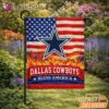 Dallas Cowboys Bless America Land That I Love Flag