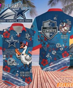 Dallas Cowboys Funny Goose Hawaiian Shirt