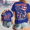 Dallas Cowboys Mickey Mouse America 250th Anniversary Patriotic T-Shirt