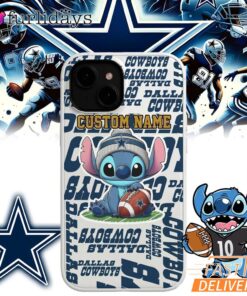 Dallas Cowboys Stitch Custom Name Phone Case