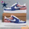 Dallas Cowboys USA Flag Custom Air Force 1 Sneakers 250 Years Shoes