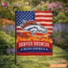 Denver Broncos Bless America Land That I Love Flag