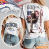 Denver Broncos God Bless America 250 Year Of Freedom T-Shirt