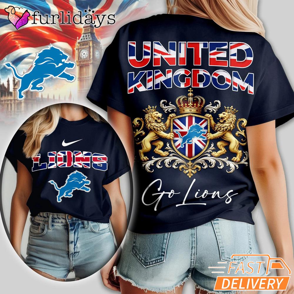 Detroit Lions United Kingdom Game T-Shirt Detroit Lions United Kingdom Game T-Shirt