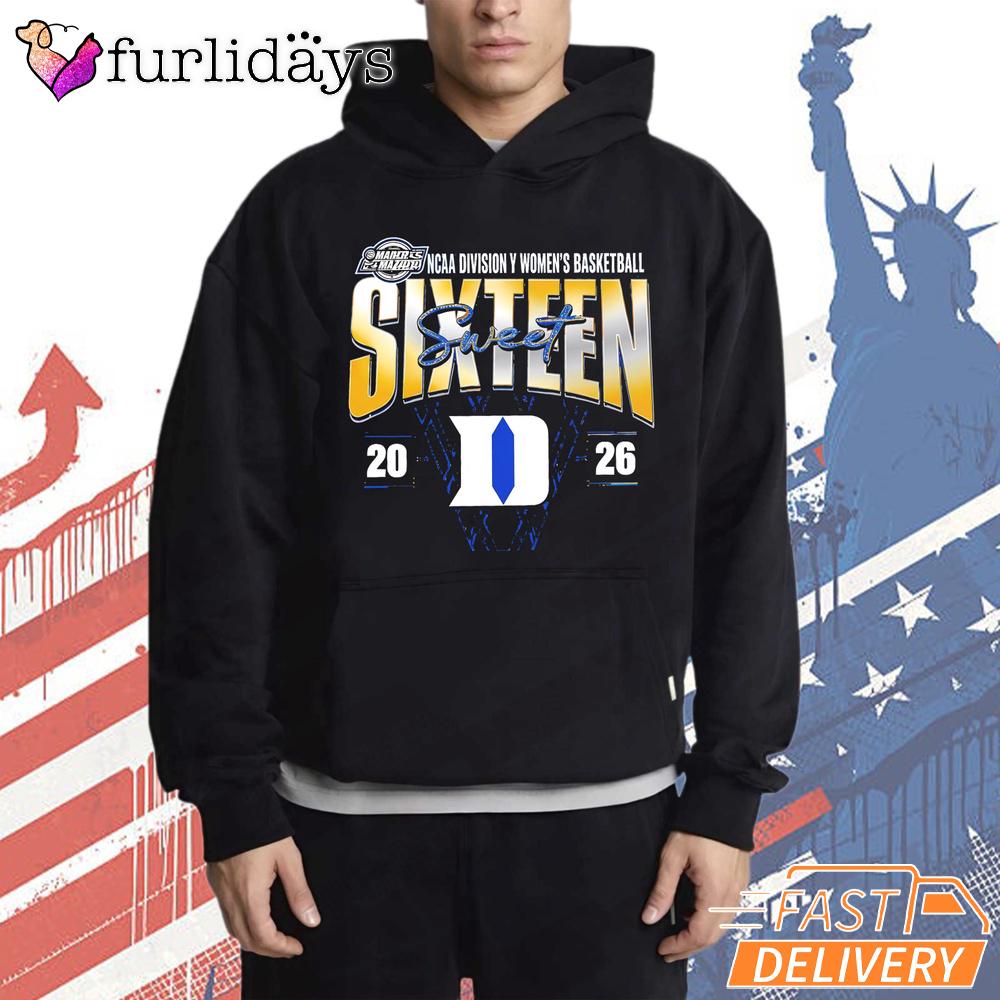 Duke Blue Devils 2026 Women's March Madness Sweet 16 T-Shirt Duke Blue Devils 2026 Women's March Madness Sweet 16 T-Shirt