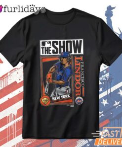 Francisco Lindor New York Mets MLB Vintage Baseball The Show T-Shirt