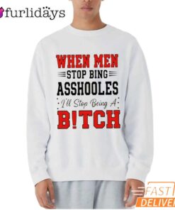 Funny Anti Men Quote Sarcastic Statement Graphic T-Shirt