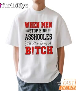 Funny Anti Men Quote Sarcastic Statement Graphic T-Shirt