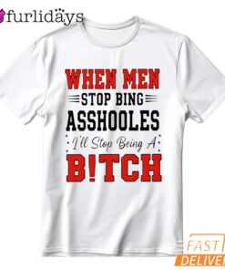 Funny Anti Men Quote Sarcastic Statement Graphic T-Shirt