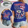 Green Bay Packers Mickey Mouse America 250th Anniversary Patriotic T-Shirt