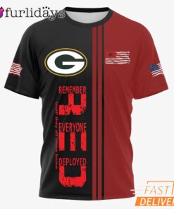 Green Bay Packers Remember Everyone Deployed Limited T-Shirt