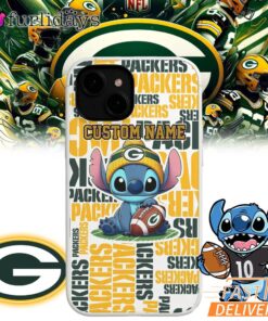 Green Bay Packers Stitch Custom Name Phone Case