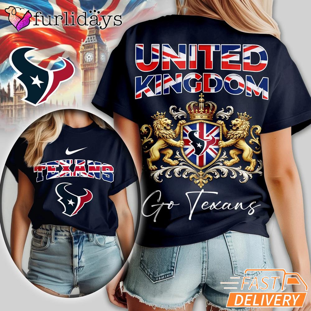 Houston Texans United Kingdom Game T-Shirt Houston Texans United Kingdom Game T-Shirt