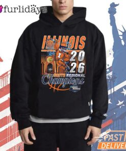 Illinois Fighting Illini 2026 Regional Champions NCAA Basketball T-Shirt