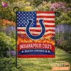 Indianapolis Colts Bless America Land That I Love Flag