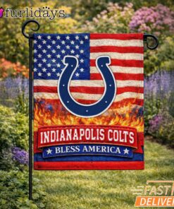 Indianapolis Colts Bless America Land That I Love Flag
