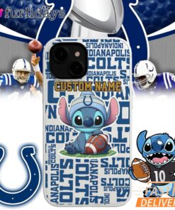 Indianapolis Colts Stitch Custom Name Phone Case