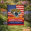 Jacksonville Jaguars Bless America Land That I Love Flag