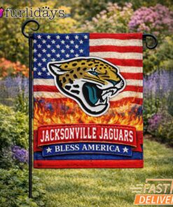 Jacksonville Jaguars Bless America Land That I Love Flag